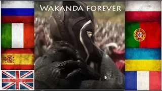 "Wakanda Forever" in different languages