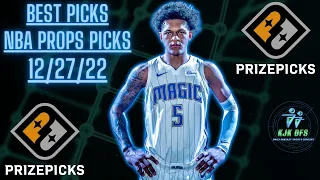 PRIZEPICKS NBA PLAYER PROPS PICKS | TUESDAY 12/27/22