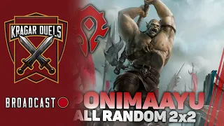 Турнир Ponimaayu All Random 2х2 на 1 000 000 голд. Kragar Duels | WoW Shadowlands 9.1 PvP Stream