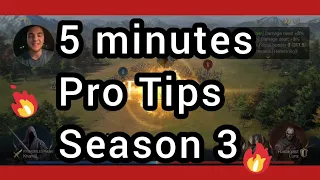 Season 3 - Starting Tips in 5 minutes - LOTR: Rise to War