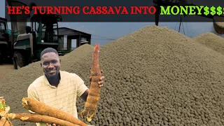 Ghanaian Man Making Hundreds Of Dollars From Cassava Processing