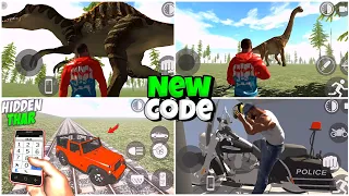 NEW DINOSAUR GAMEPLAY 🦕 | NEW DINOSAUR CHEAT CODE INDIAN BIKE DRIVING 3D | MAXER