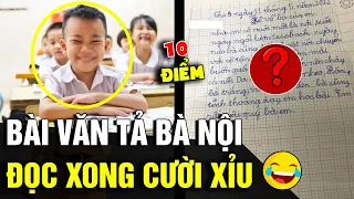 Hài hước bài văn 'TẢ BÀ NỘI' của học sinh tiểu học, dân mạng 'ĐỌC XONG' cười xỉu | Tin Nhanh 3 Phút