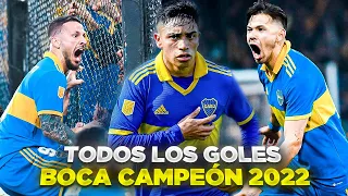 TODOS LOS GOLES DEL BOCA CAMPEÓN DE LA LIGA PROFESIONAL 2022