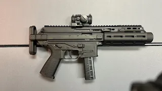 B&T’s most compact SD subgun, the new APC9-SD Compact, size comparison to the TP9.