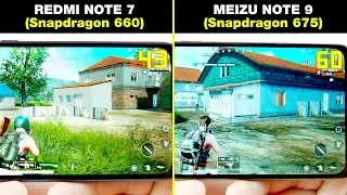 REDMI NOTE 7 (Snapdragon 660) vs MEIZU NOTE 9 (Snapdragon 675) БОЛЬШОЕ СРАВНЕНИЕ В ИГРАХ! FPS+НАГРЕВ