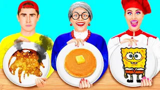Défi De Cuisine Moi vs Grand-Mère | Bataille Comestible par BaRaDa Challenge