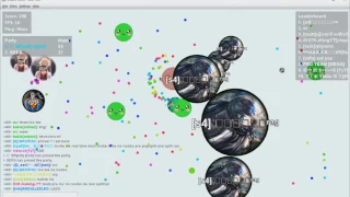 A "Noob" is playing Gota.io