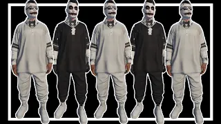 GTA Online Male BEFF Outfit: White magic jersey + white joggers (EASY)