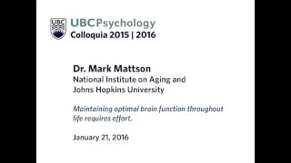 January 21, 2016 | Mark Mattson, Johns Hopkins