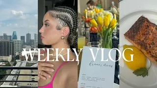 WEEKLY VLOG: weekend in Dallas + influencer event + Genna is crawling + mom brunch & more.