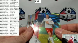 2019-20 Topps Chrome UEFA Champions League Soccer 4 Hobby Box PYT Break #34 (SOCCER BREAKERS FC)