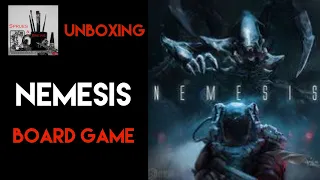 Nemesis Board Game Unboxing - Awaken Realms Kickstarter