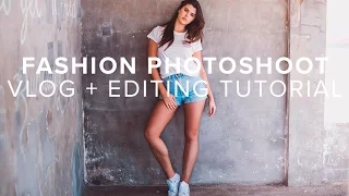 Fashion Photoshoot VLOG + TUTORIAL