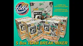 2020 Optic Football HOBBY/BLASTER 5 Box Team Break Mix #2 eBay 12/19/21