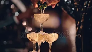 Champagne tower