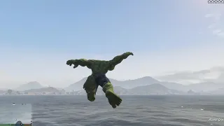 GTA 5 Mods - HULK vs THE TRAIN (GTA 5 MODS)