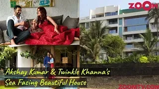 Akshay Kumar and Twinkle Khanna's beautiful sea facing Home | Bolly Quickie