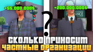 СКОЛЬКО ЗАРАБАТЫВАЮТ "ЧАСТНЫЕ ОРГАНИЗАЦИИ" на ARIZONA RP GTA SAMP!