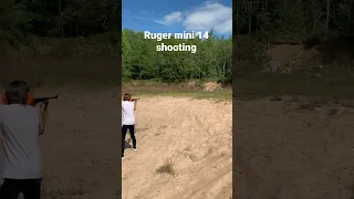 Ruger mini 14 shooting