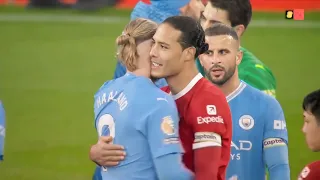 Virgil van Dijk VS Erling Haaland - Face to Face Moments