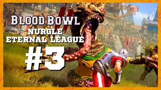 BLOOD BOWL 2 Gameplay #3 | NURGLE vs KISLEV (THE LEAP TURNED BAD)