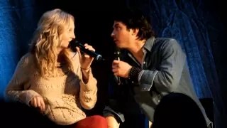 BNCE 2013 Candice Accola + Ian Somerhalder about supernatural abilities