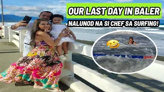 HINDI KINAYA NI CHEF ANG SURFING SA BALER! HAHAHA