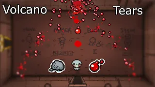 Shooting Volcano Tears in The Binding of Isaac: Repentance