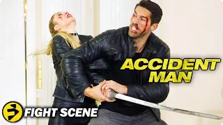 ACCIDENT MAN | Scott Adkins v Amy Johnston | Mike vs. Jane the Ripper | Fight Scene