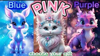 Choose your Gift💙💝💜 |3 Giftbox challenge | #chooseyourgift #pickone #3giftbox #blue #pink #purple