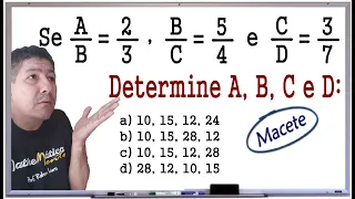 MACETE DE MATEMÁTICA - RAZÃO E PROPORÇÃO - Prof Robson Liers - Mathematicamente