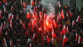 Aufmarsch von Nationalisten und Rechtsextremen in Warschau | AFP
