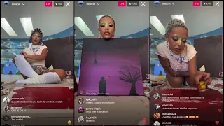 Doja Cat | Painting | Instagram Live (Jul 17, 2023)