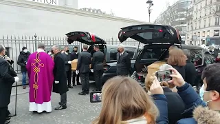 Obsèques des frères Bogdanoff à l'église de @lamadeleineparis75008 2/2