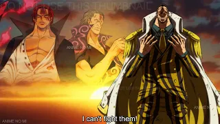 Kizaru Reveals Why He Doesn't Have the Courage to Face Shanks and Benn Beckman - One Piece