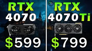 RTX 4070 vs RTX 4070 Ti | REAL Test in 15 Games | 1440p | Rasterization, RT, DLSS, Frame Generation