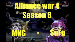 MCOC AW 4 Season 8 : MNG vs. SuFg : Path 1 + mini boss