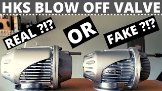 Real HKS BOV vs Replica BOV (SSQV Blow Off Valve)