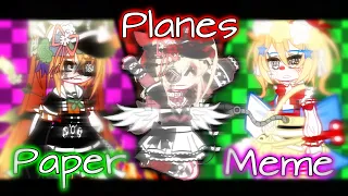 Paper Planes Meme||Ft: Elizabeth Afton,Circus baby,&Scrap Baby||FnaF||!¡Blood Warning¡!