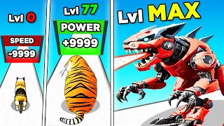 Upgrading Monsters To MAX LEVEL CAT DINOSAURS!