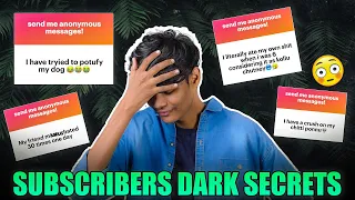 Reacting to my subscribers darkest secrets!😳😳