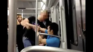 Graban brutal ataque a joven oriental en Metro de Barcelona