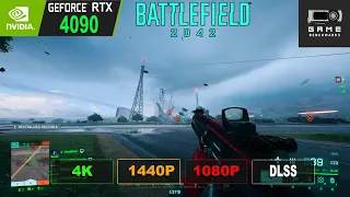 RTX 4090 | BATTLEFIELD 2042 | Season 3 | 4K | 1440P | 1080P | DLSS | Ray Tracing | Benchmark | 2023