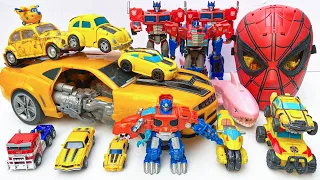 Different New TRANSFORMERS Rise of BEASTS: Giant BUMBLEBEE EXCAVATOR TRUCK SUPERHERO LEGO Animation