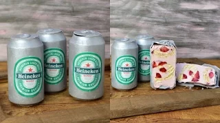 FATHER'S DAY HEINEKEN BEER CAN CAKES, HANIELA'S