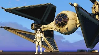 GTA 5 Mods - Star Wars: The Last Jedi SPACE BATTLE Mod! (GTA 5 Mods Gameplay)