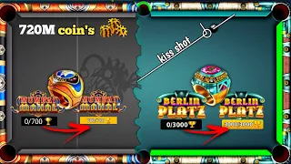 zero to maxx ~ 8 ball pool | Berlin trophy 🏆 |720M coins increase | unknown gamer 8bp