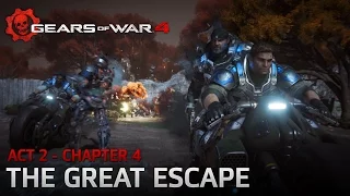 Gears of War 4 - Act 2 - Chapter 4: The Great Escape - Windows 10 Walkthrough