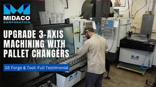 Upgrade 3-Axis Machining with MIDACO Pallet Changers